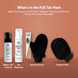 What is in the Black Magic Full Tan Pack