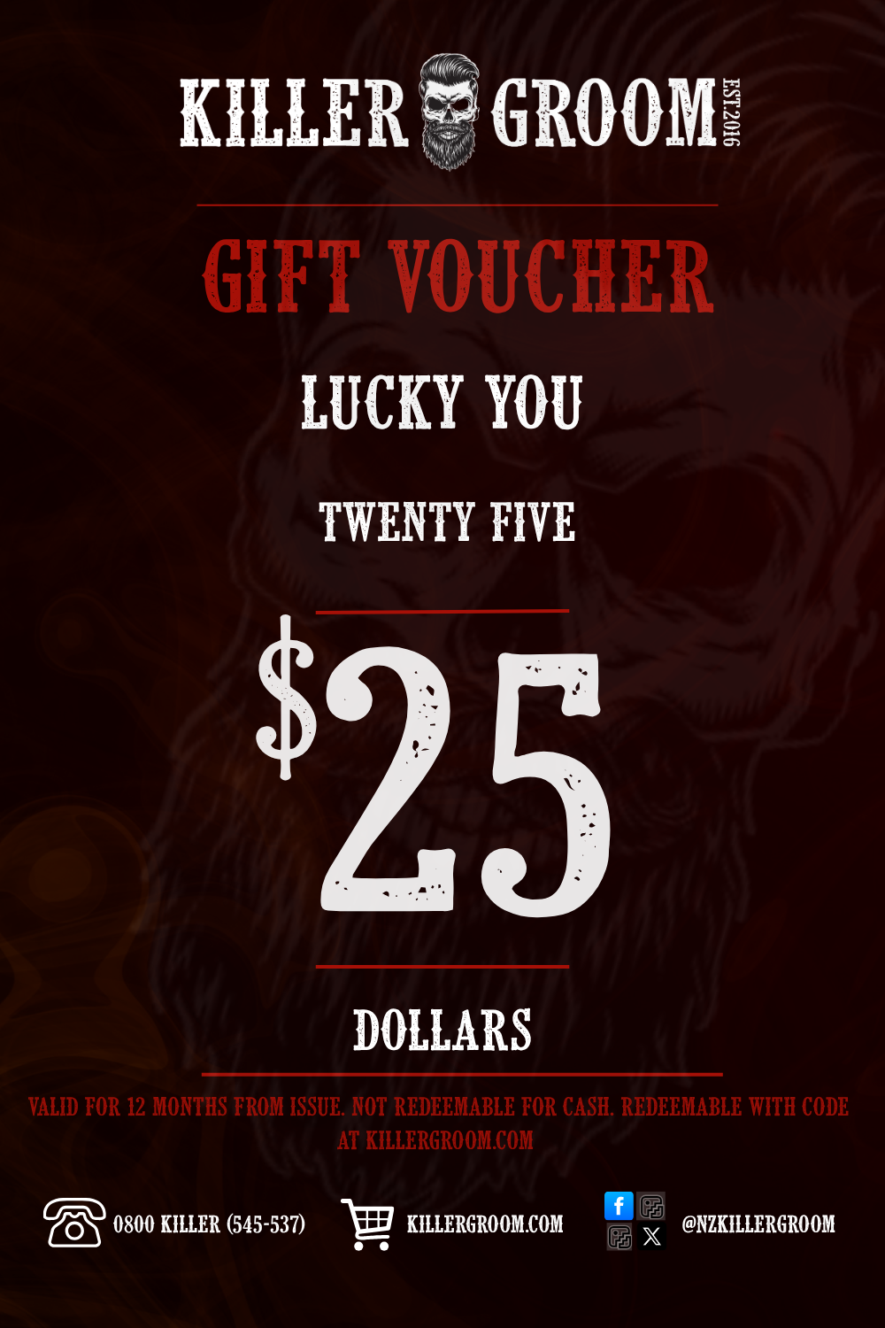 $25 gift voucher