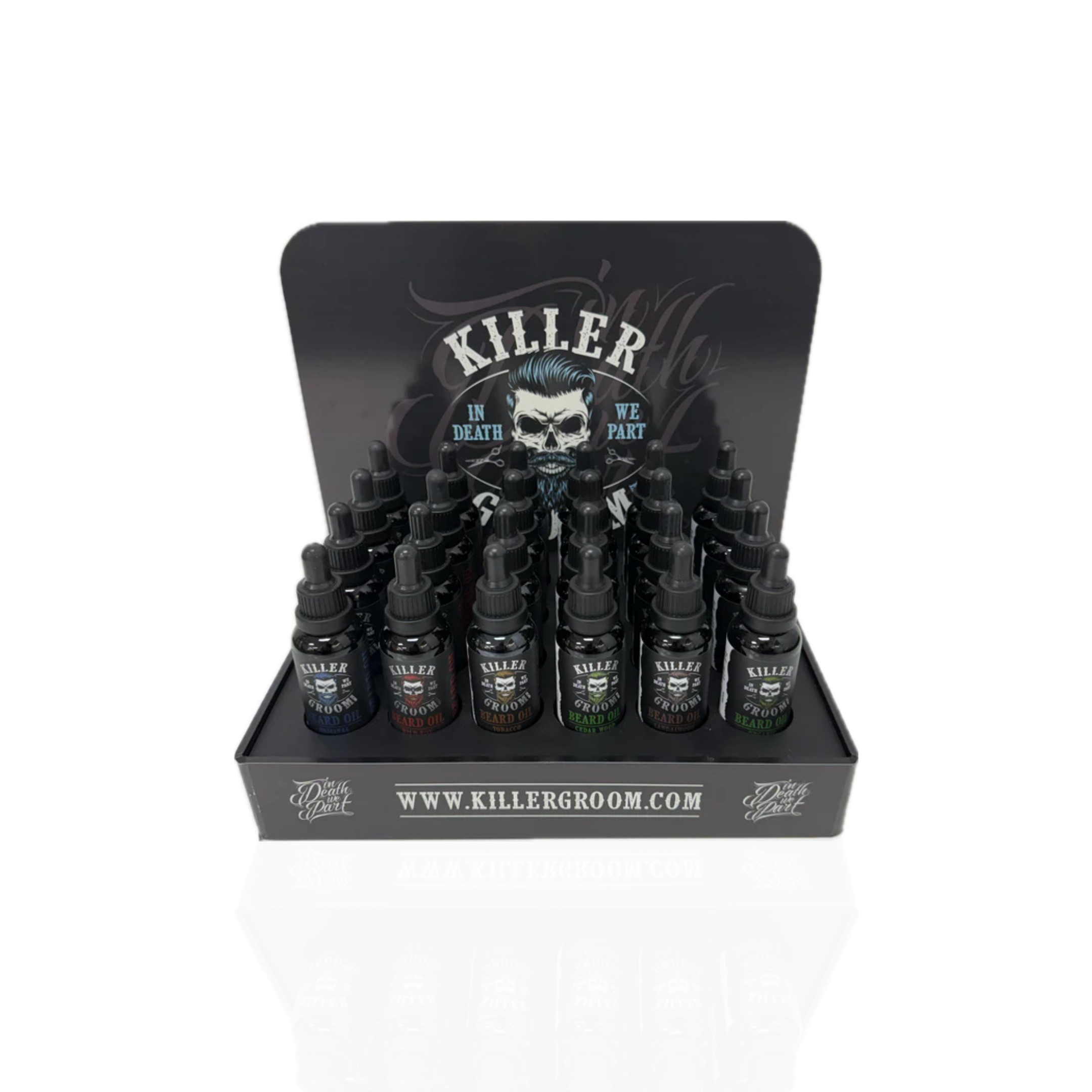 Killer Groom Beard Oil / Volume Powder POS display stand