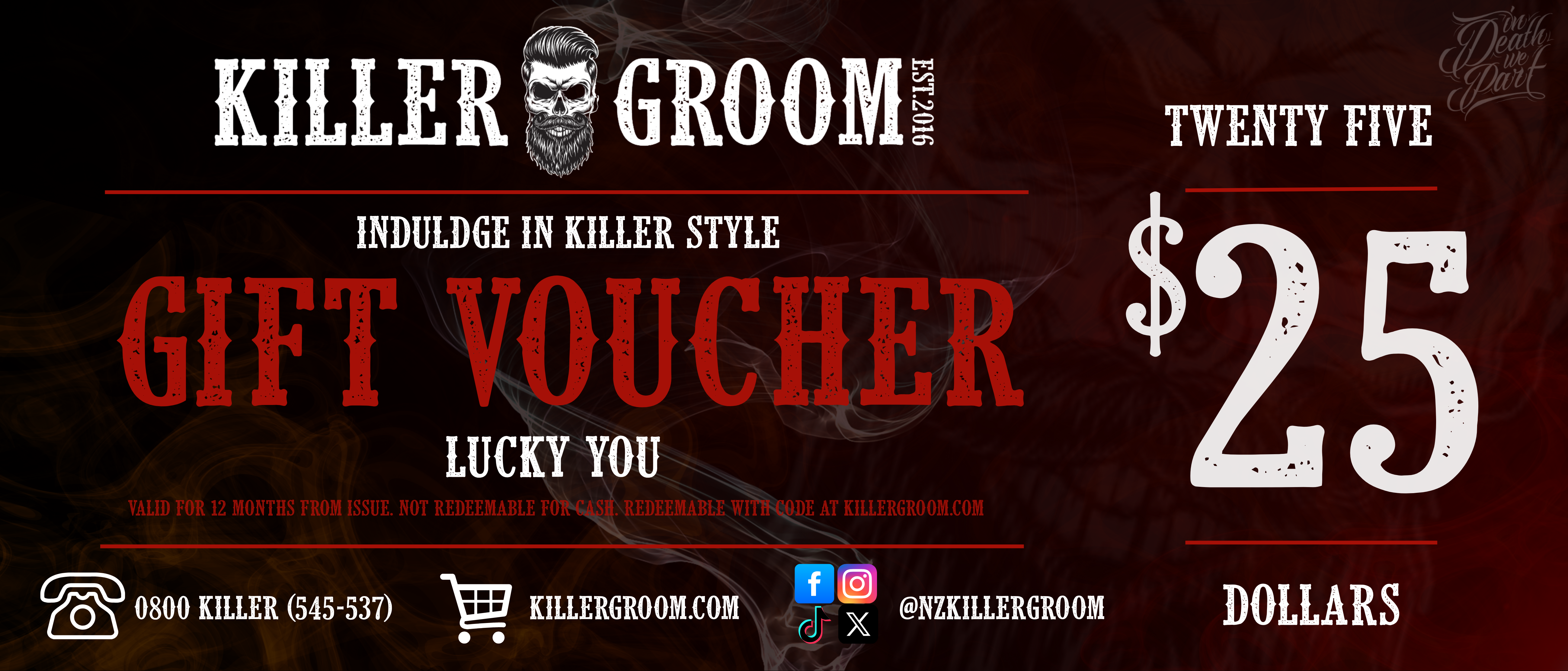 $25 gift voucher